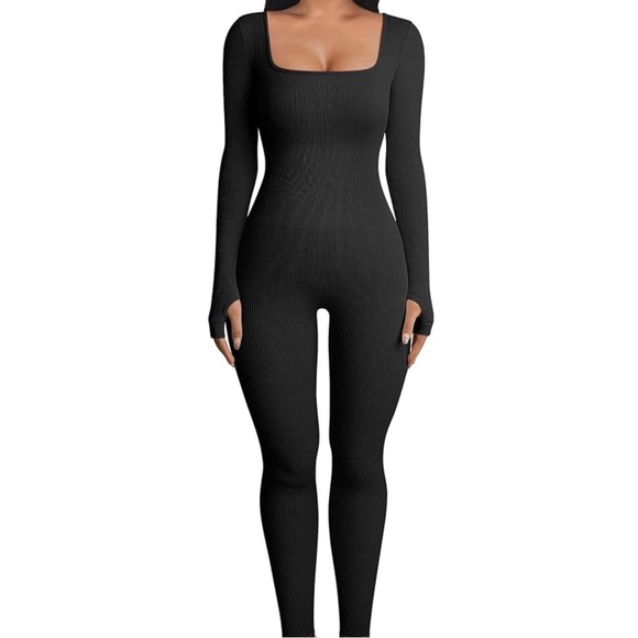 oqq ribbed jumpsuit 🤎 - Picture 1 of 7